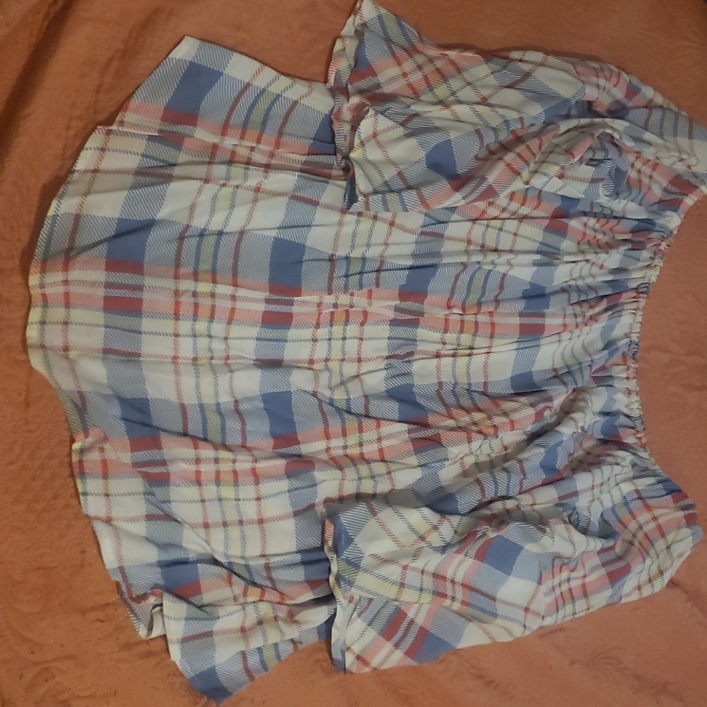 Plaid top